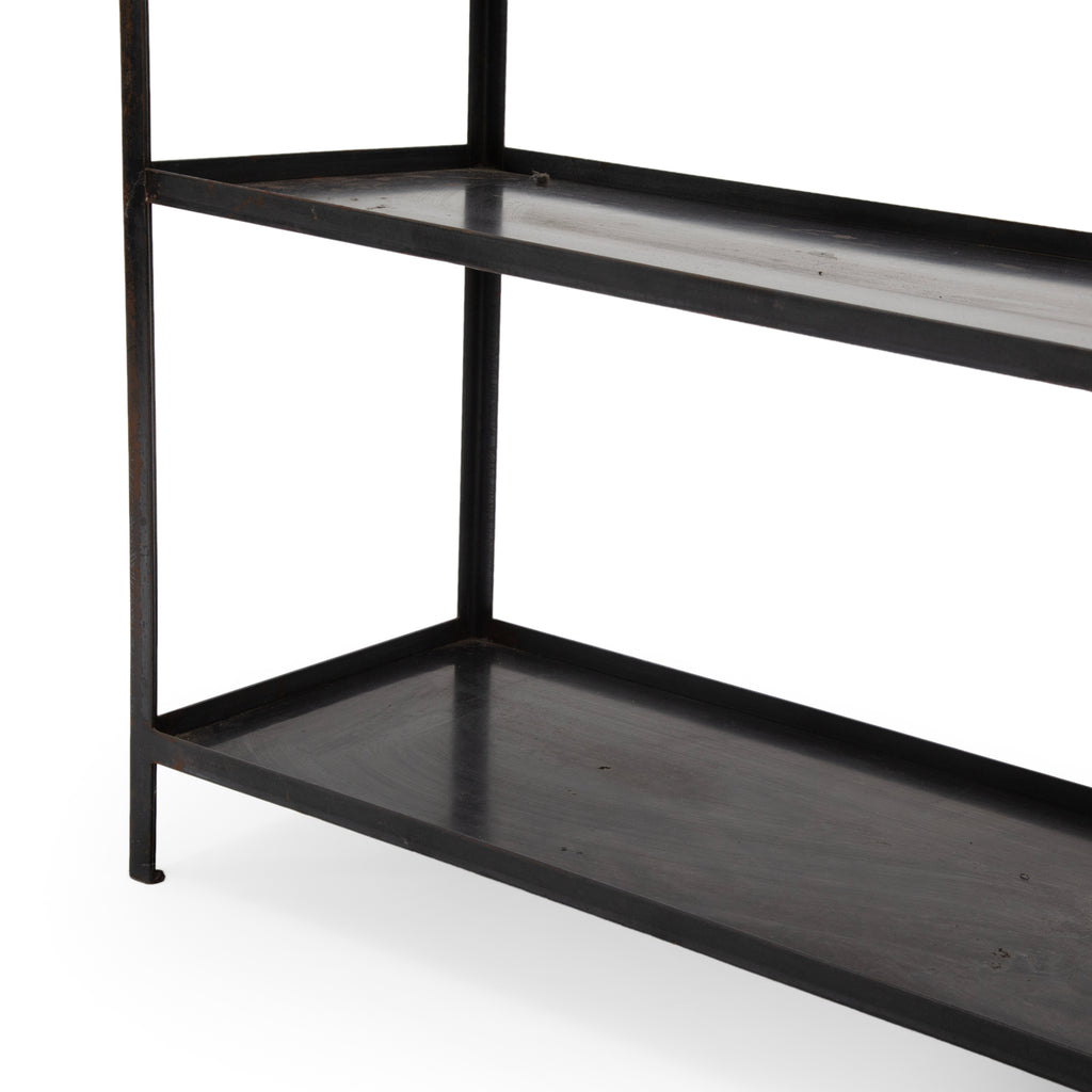 3-Tier Industrial Metal Display Shelf