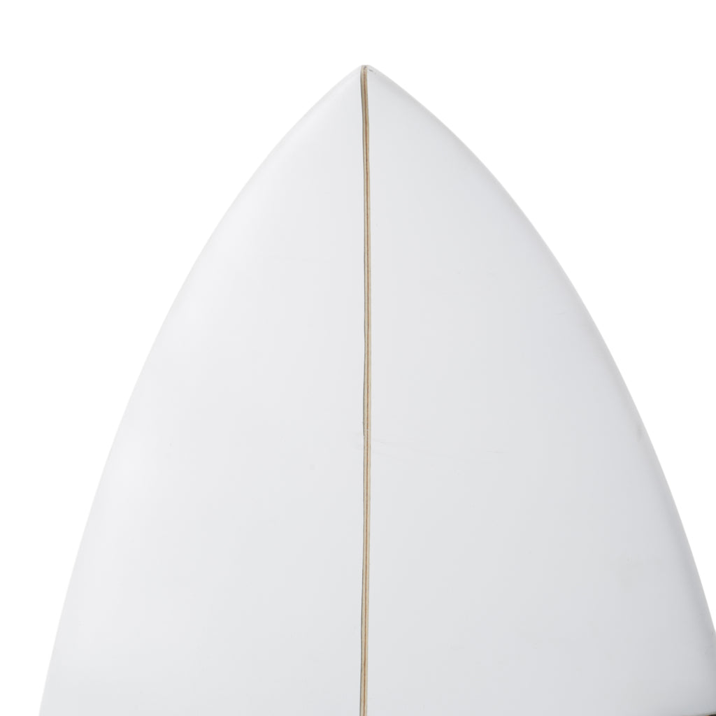 Matte White Surfboard