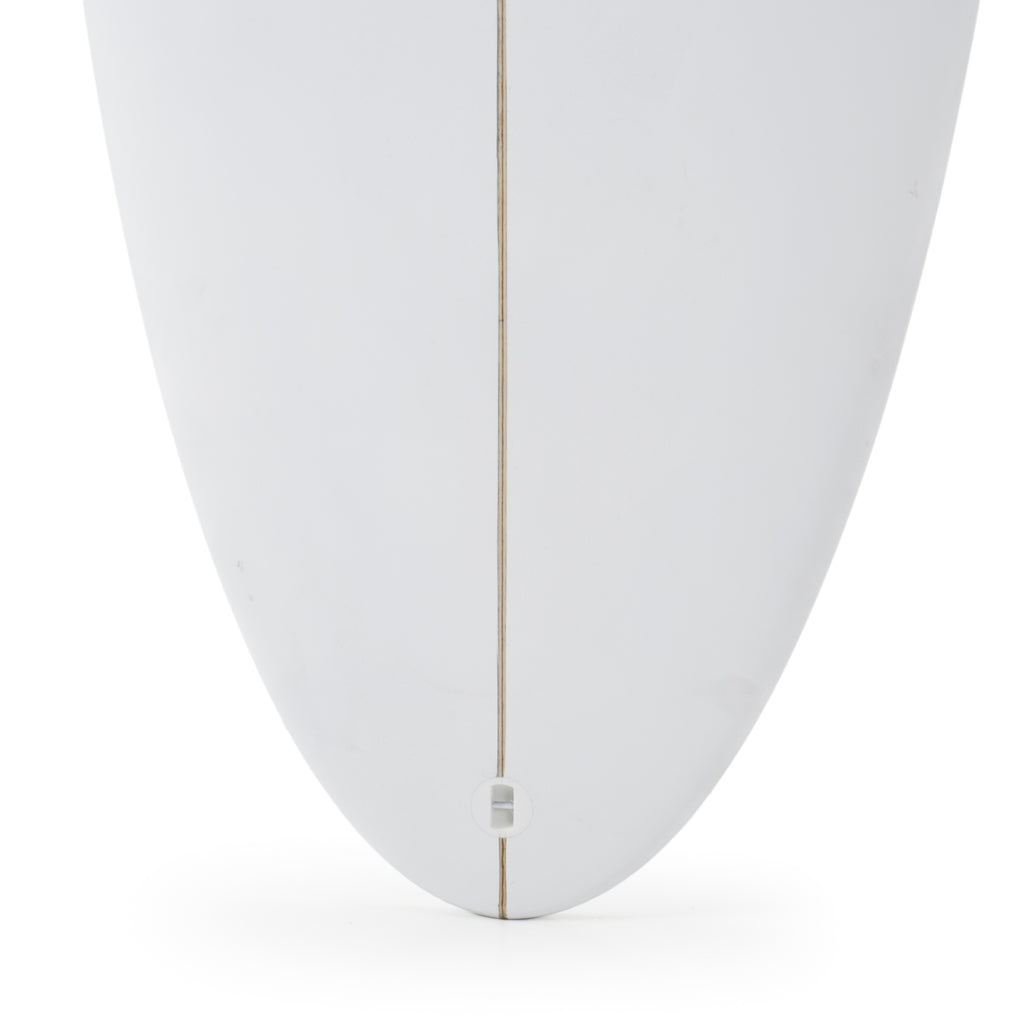 Matte White Surfboard