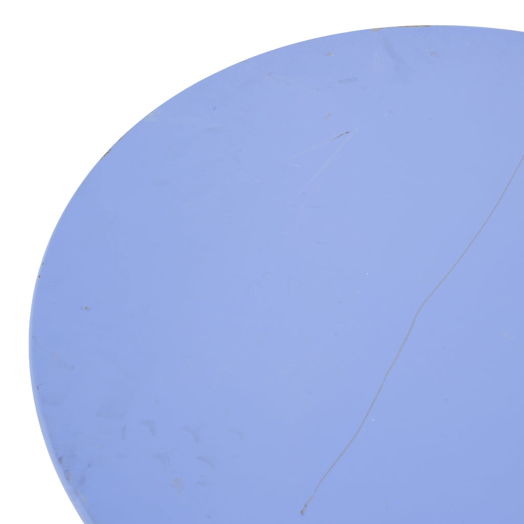 Periwinkle Blue Painted Wood Coffee Table