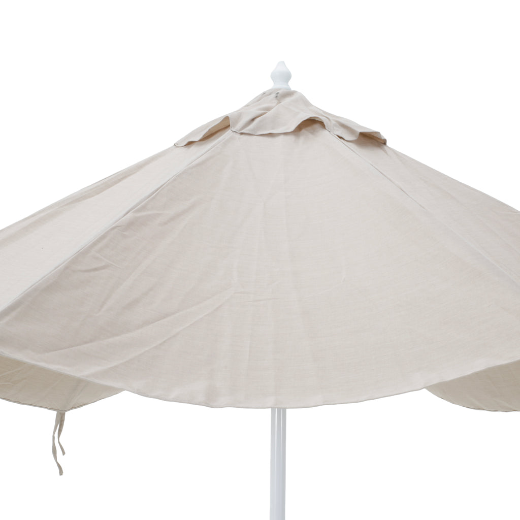 Beige / White Umbrella