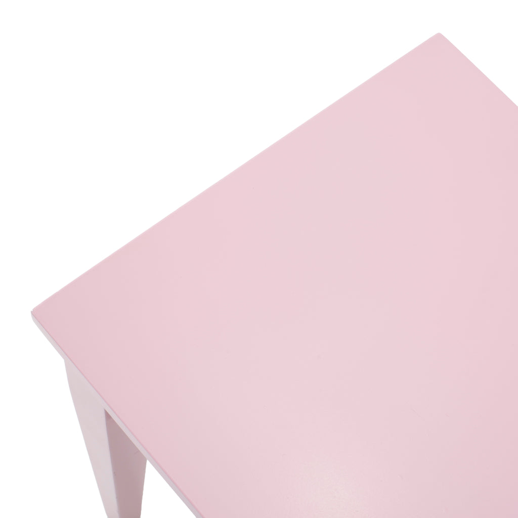 Pink Wooden Bench w/ Storage