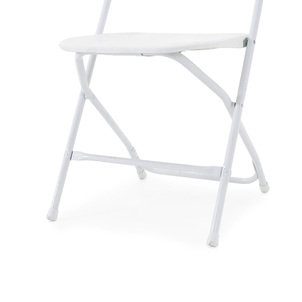 White Plastic Folding Chair