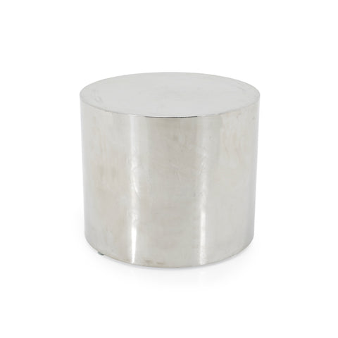 Short Chrome Cylinder Pedestal