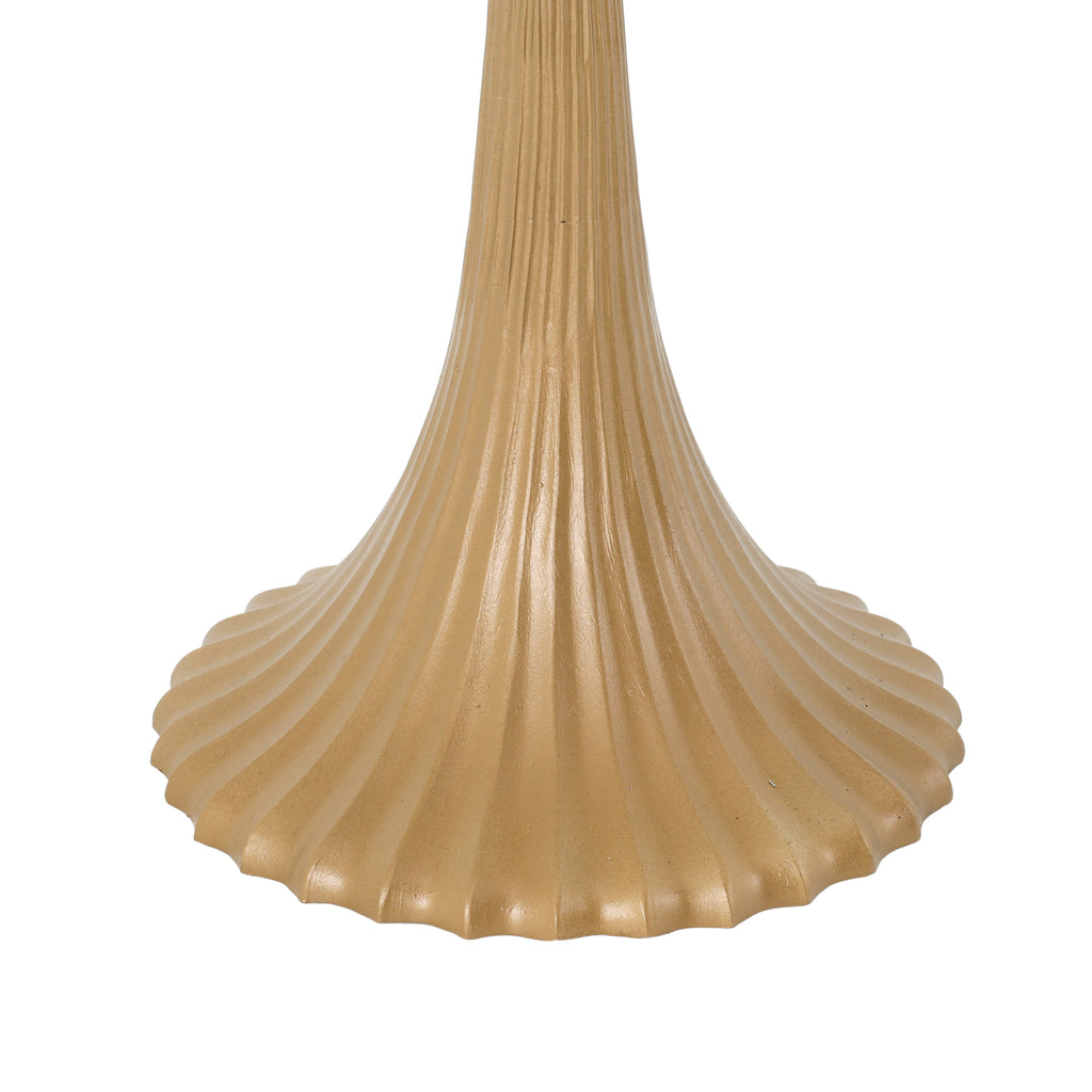 Gold Base Saarinen Marble Side Table