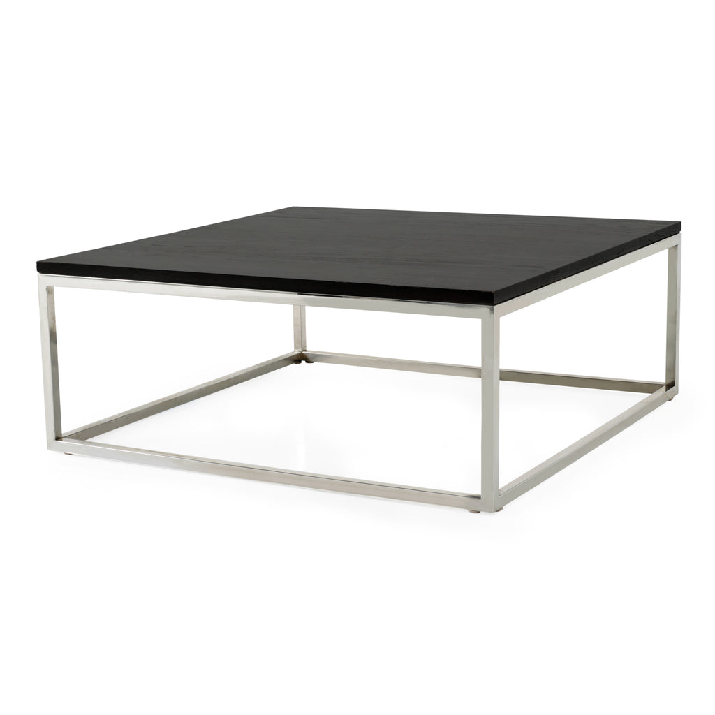 Black & Chrome Bassey Coffee Table