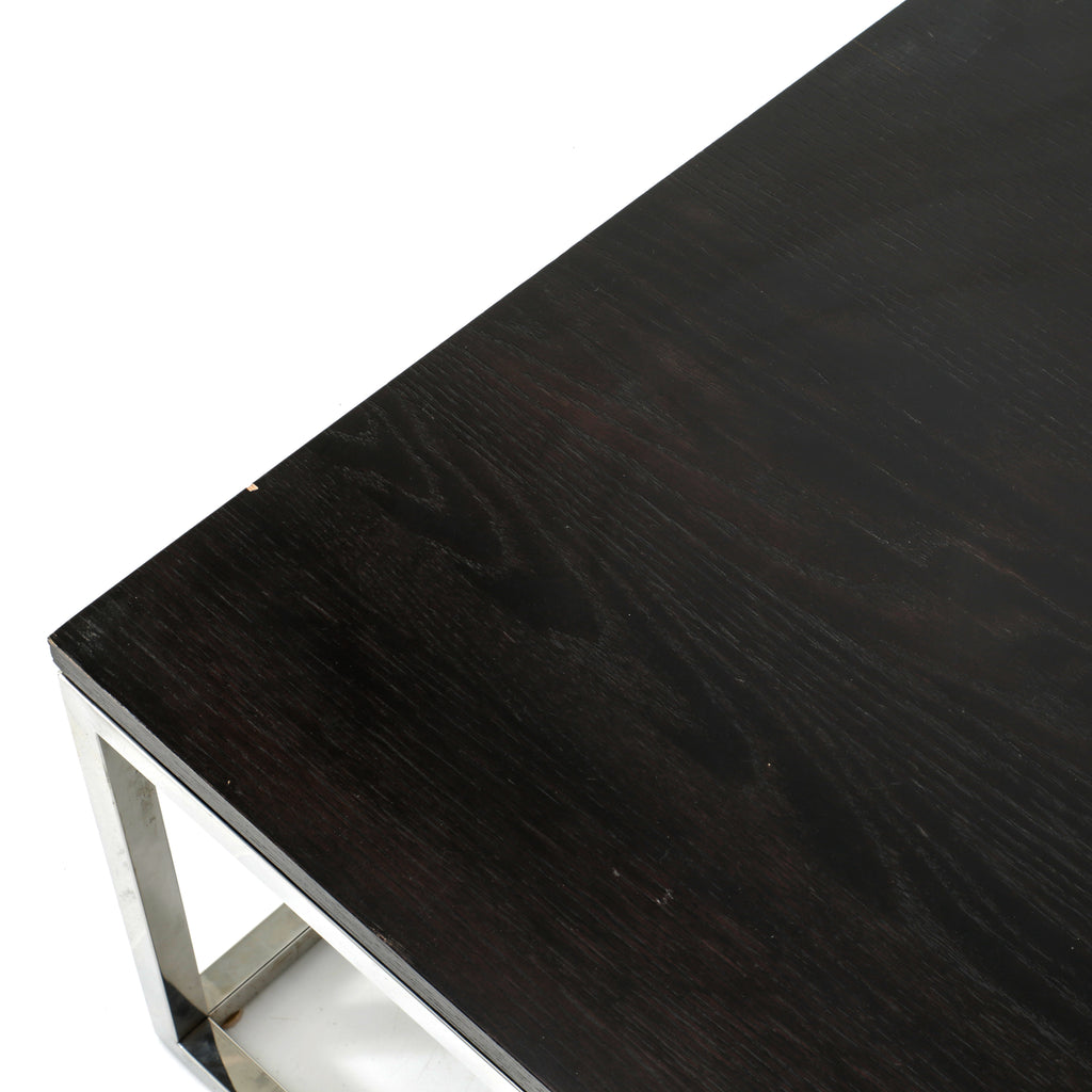 Black & Chrome Bassey Coffee Table