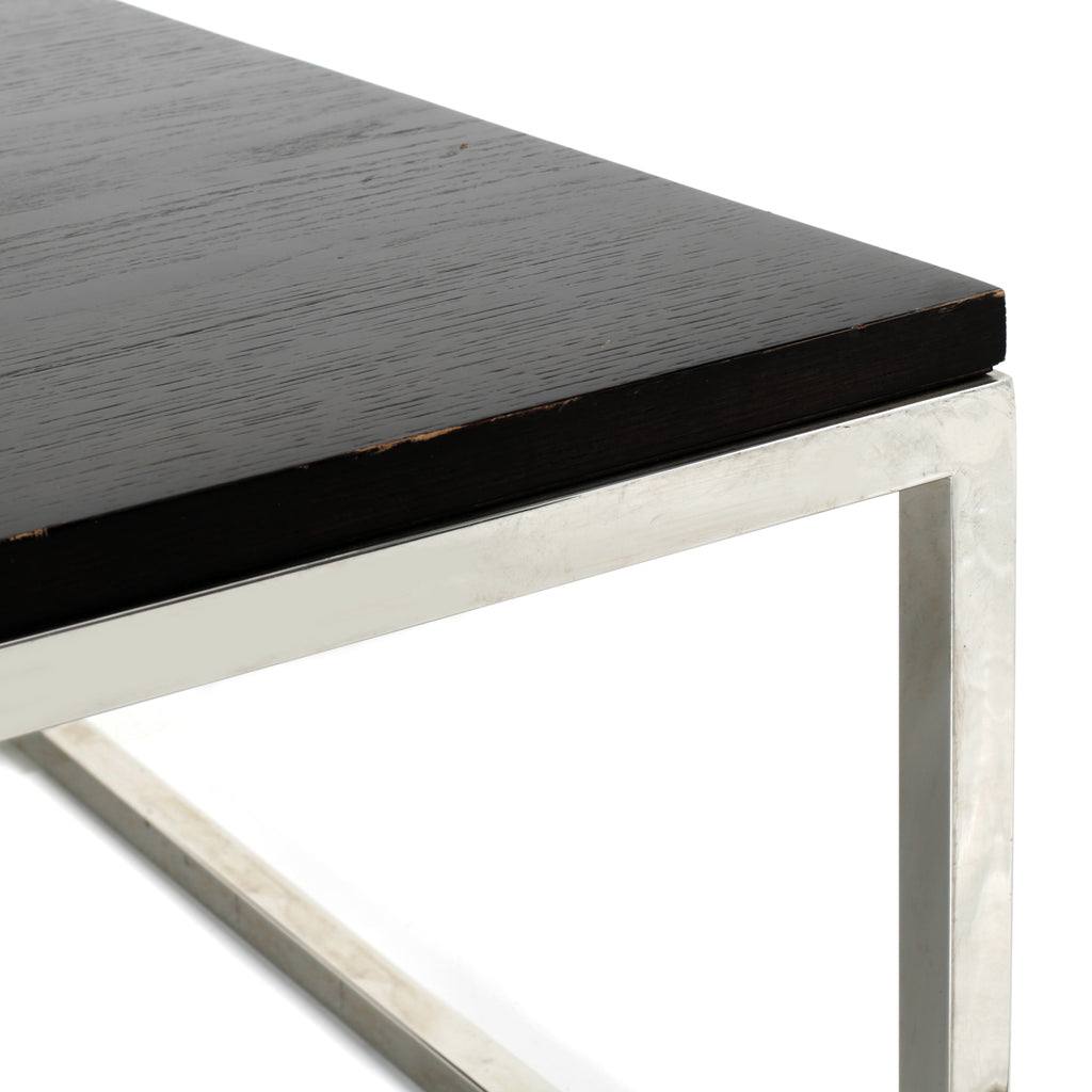 Black & Chrome Bassey Coffee Table