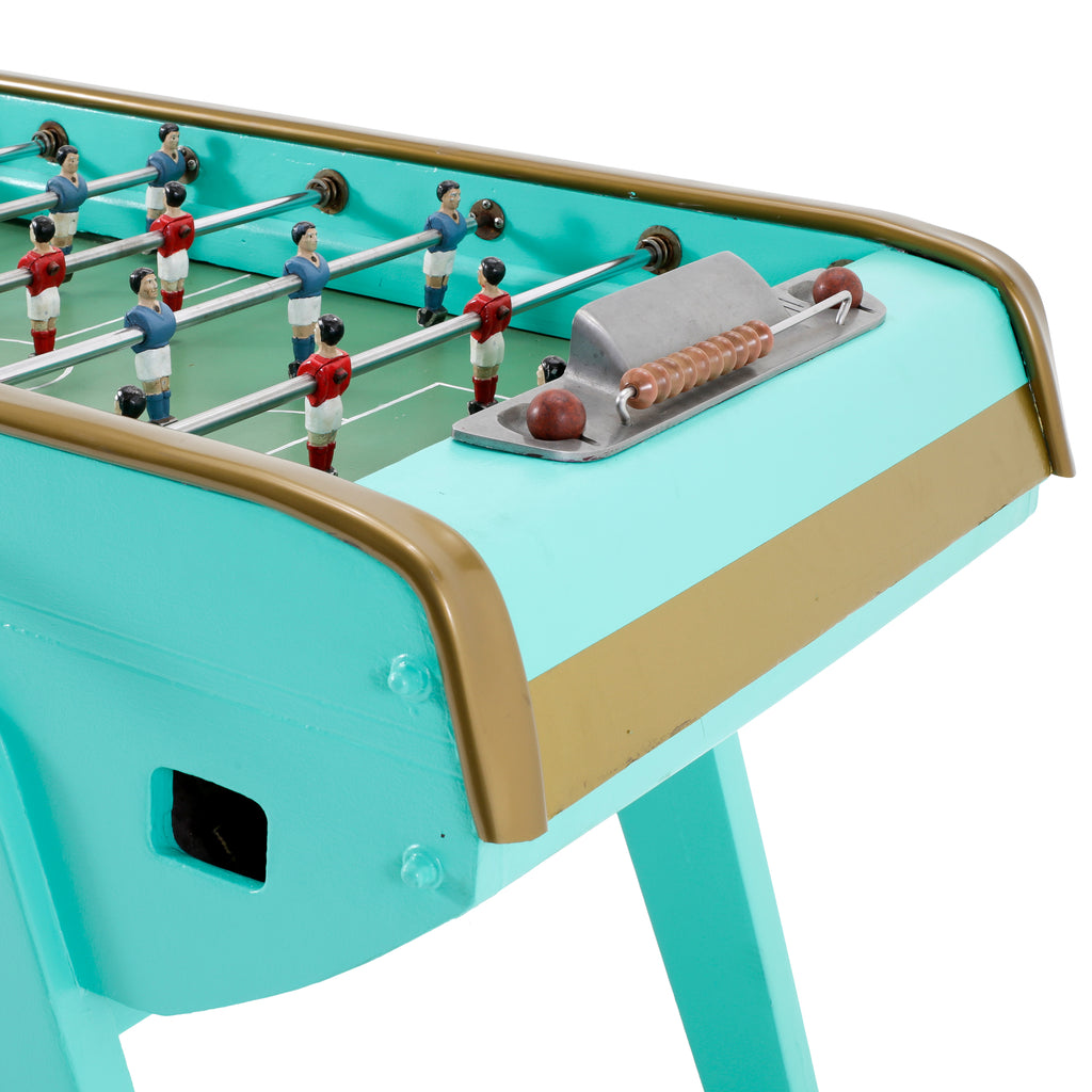 Teal Foosball Table
