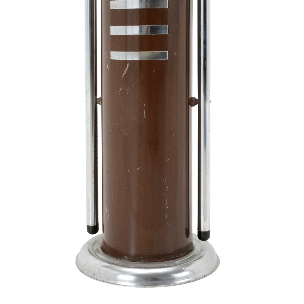 Brown Metal Standing Ashtray