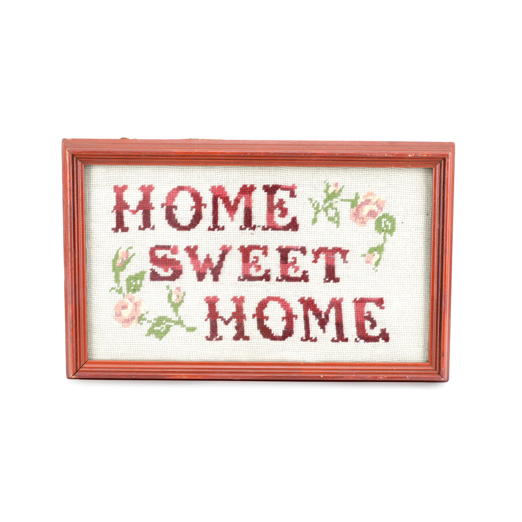 Home Sweet Home Rose Cross Stitch (A+D)