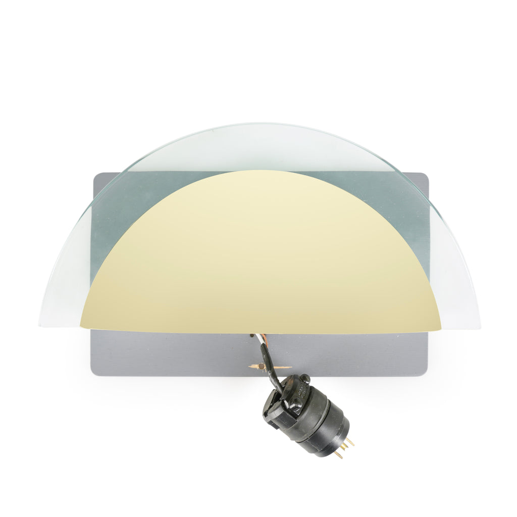 Gold Half-Sphere Sconce