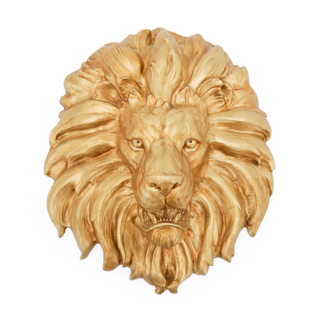 Lion Head Wall Sculpture