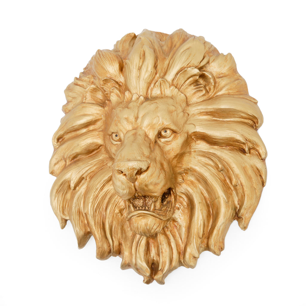 Lion Head Wall Sculpture