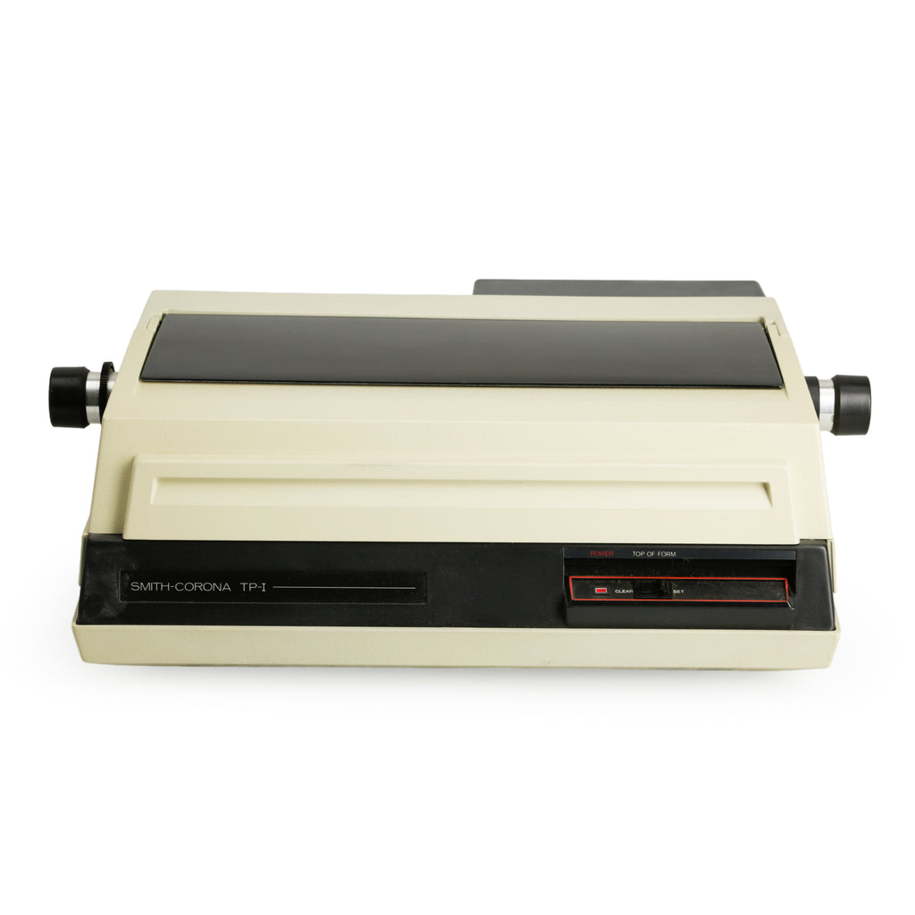 Vintage Beige and Black Smith-Corona TP-1 Dot Matrix Printer
