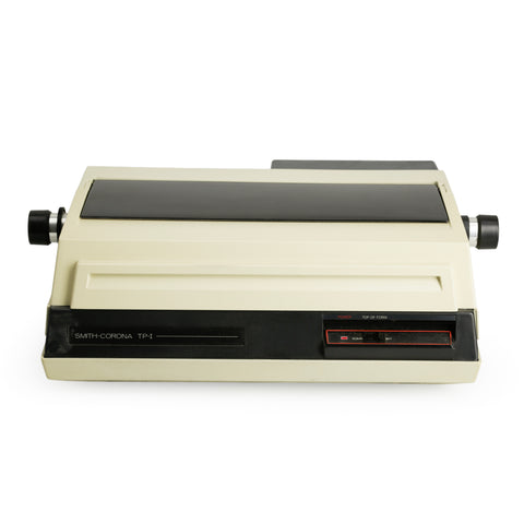 Vintage Beige and Black Smith-Corona TP-1 Dot Matrix Printer