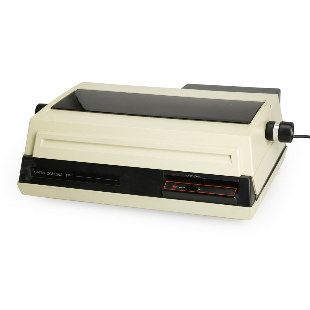 Vintage Beige and Black Smith-Corona TP-1 Dot Matrix Printer
