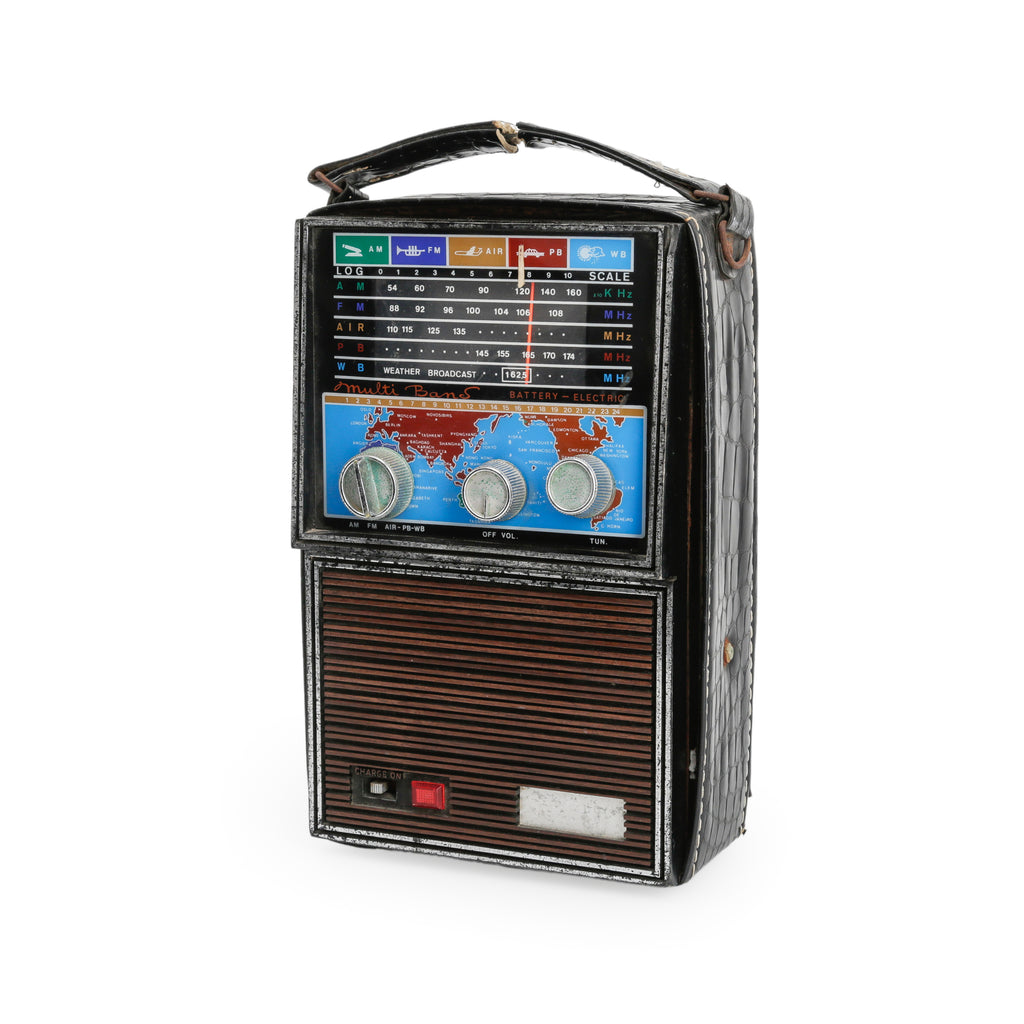 Distressed Multi-Band Transistor Radio
