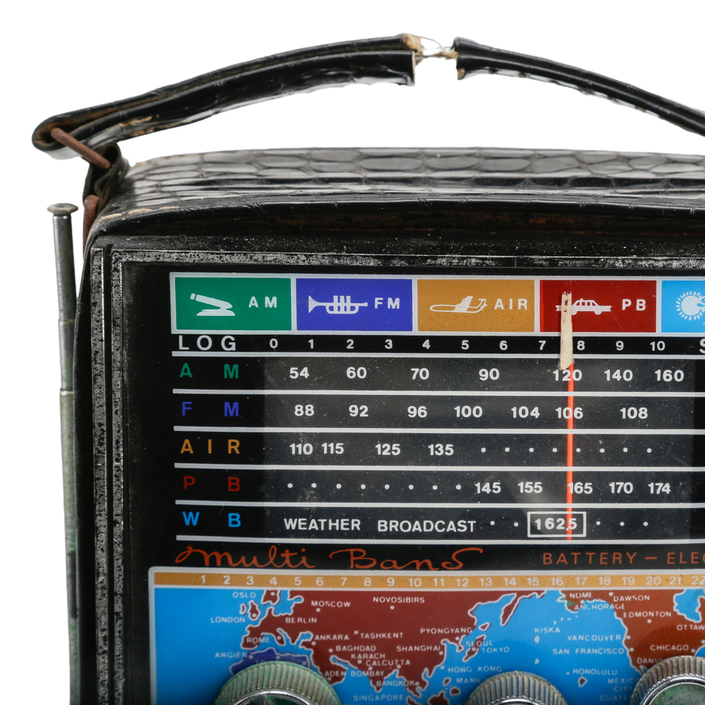 Distressed Multi-Band Transistor Radio