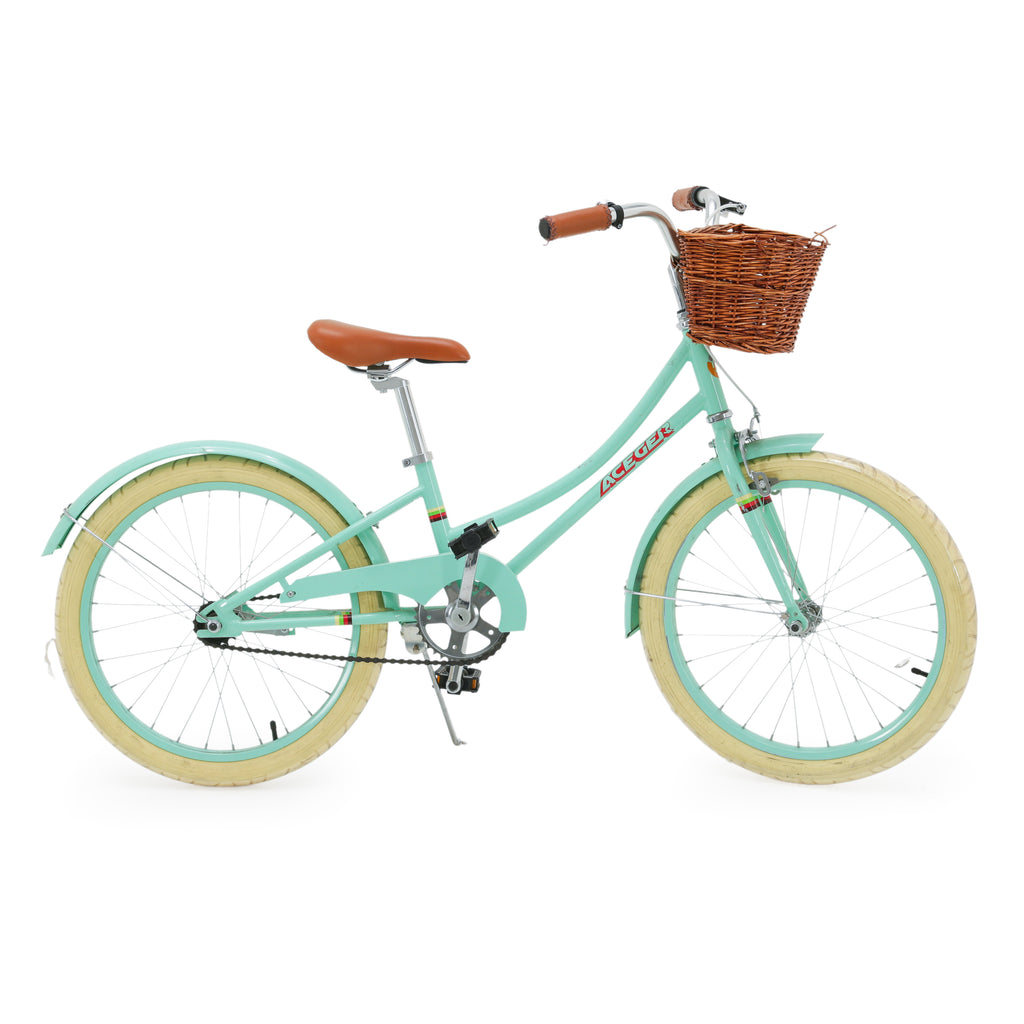 Mint Green Steel Cruiser Bicycle
