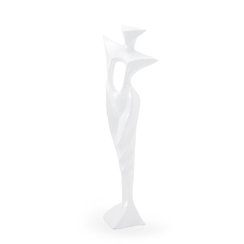 Glossy White Abstract Modern Mannequin