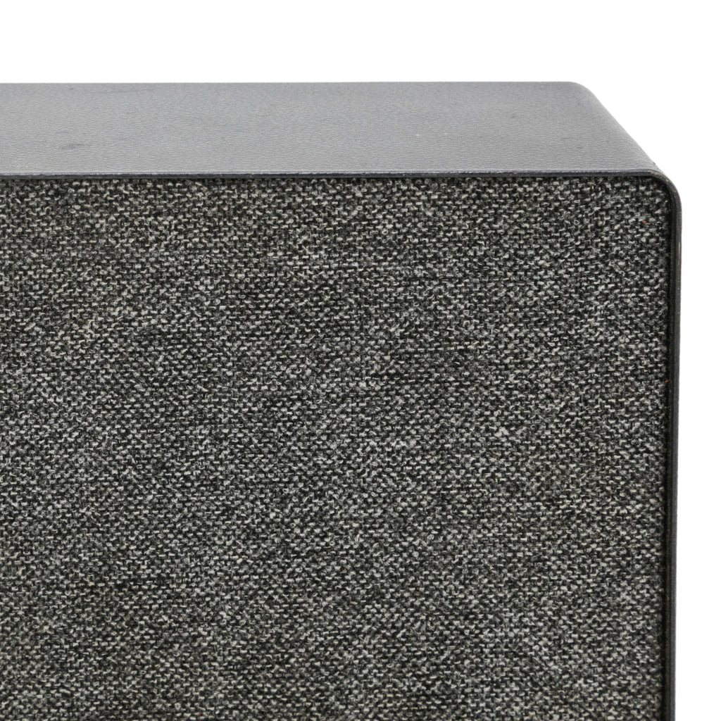 GE Dark Gray Turntable with Detachable Speakers