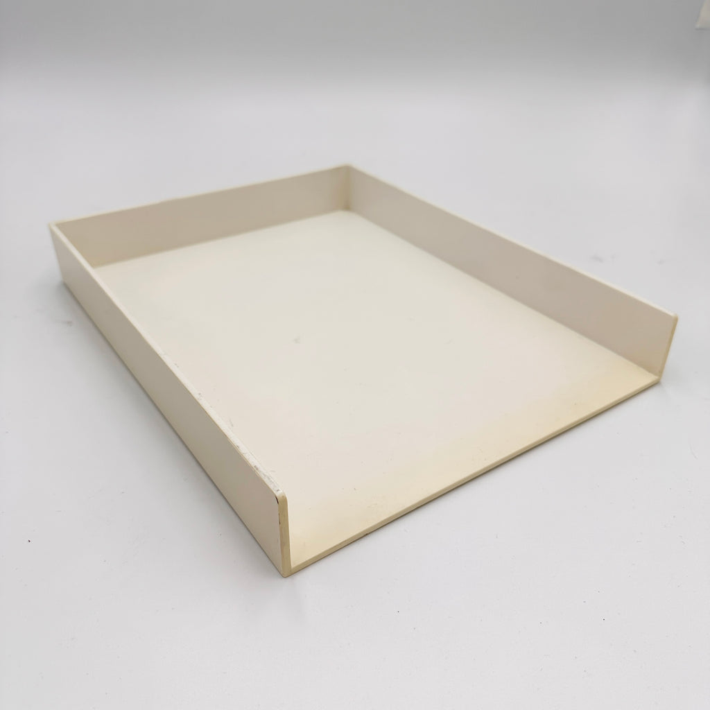 Cream Stackable Paper Tray