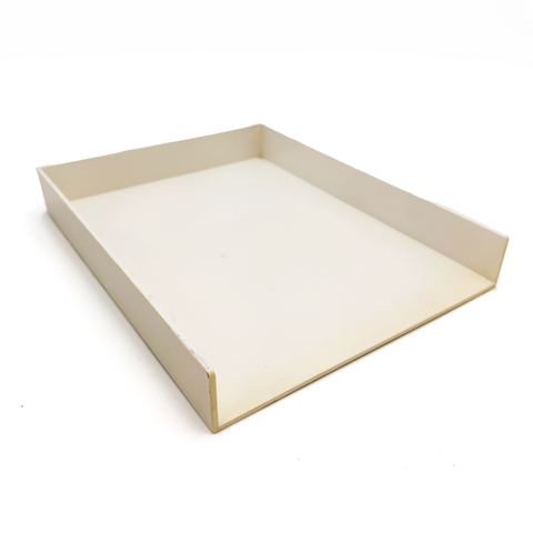 Cream Stackable Paper Tray