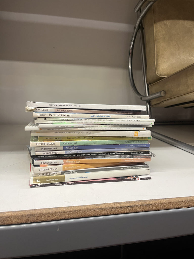 Pile of Interior Design Magazines