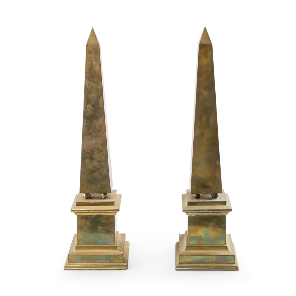 Brass Decorative Obelisks