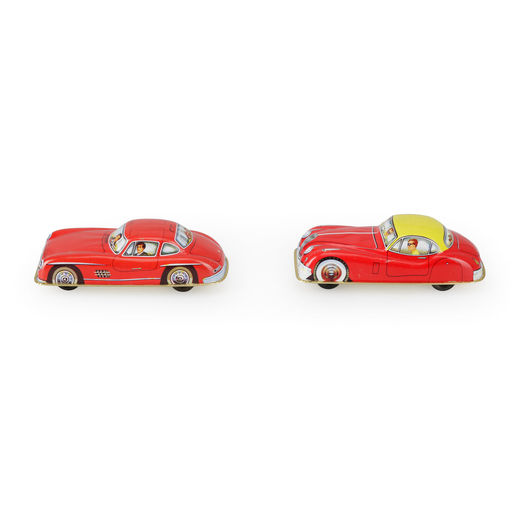 Red Tin Toy Car