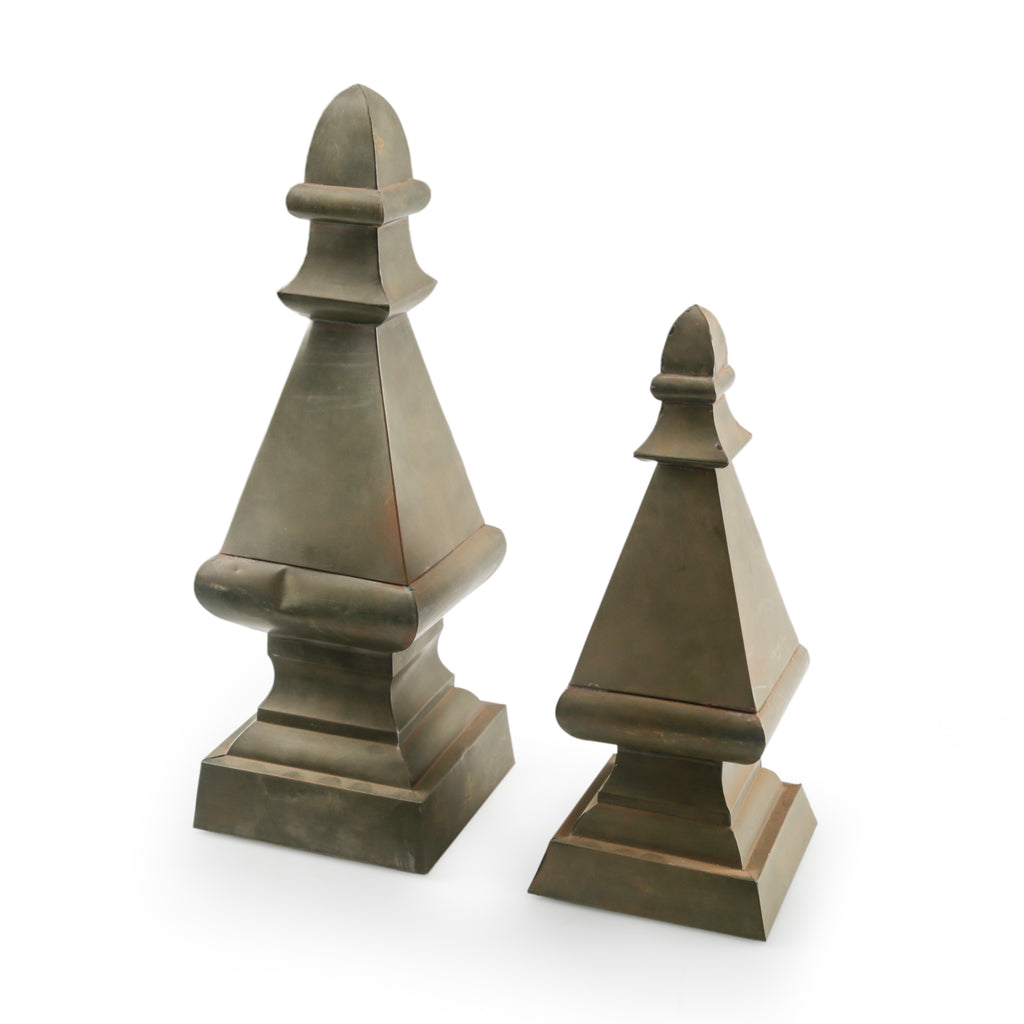 Ornate Metal Pyramid / Obelisk (Various Sizes)