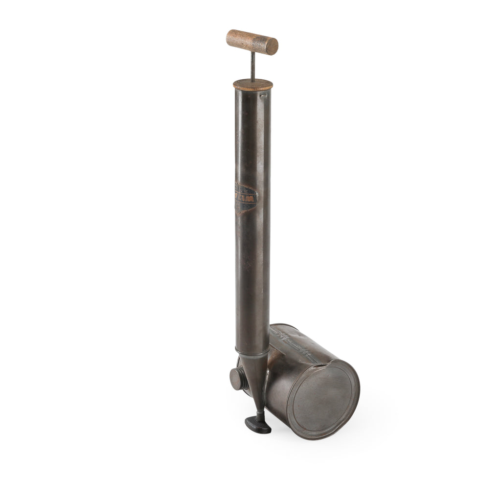 Vintage Metal and Wood Hand Sprayer Pump