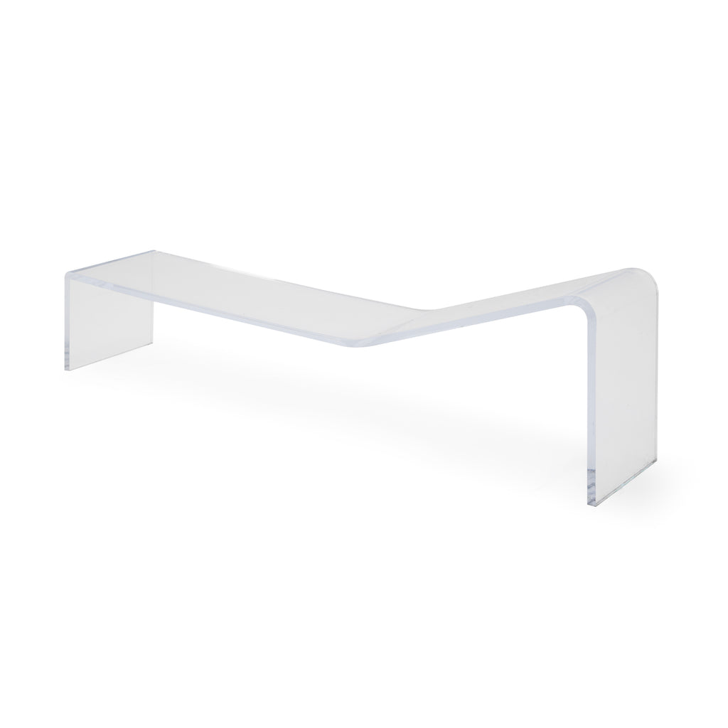 Clear Acrylic Modern Chaise Lounge
