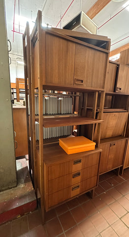 Mid-Century Modern Teak Wood Shelf