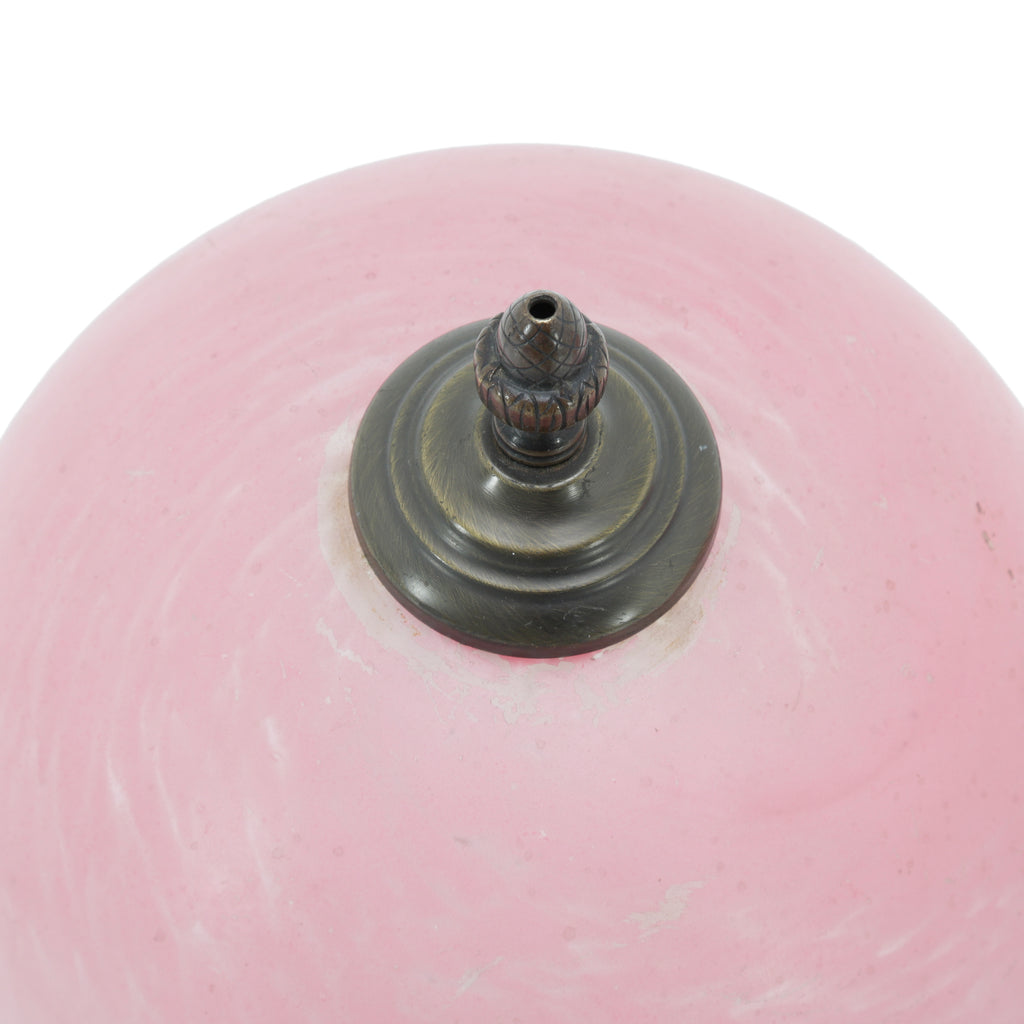 Pink Domed Table Lamps