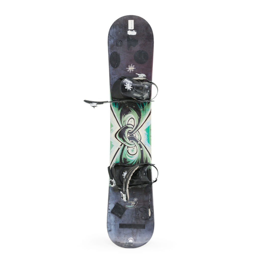 Black Sims ATV 155 Snowboard