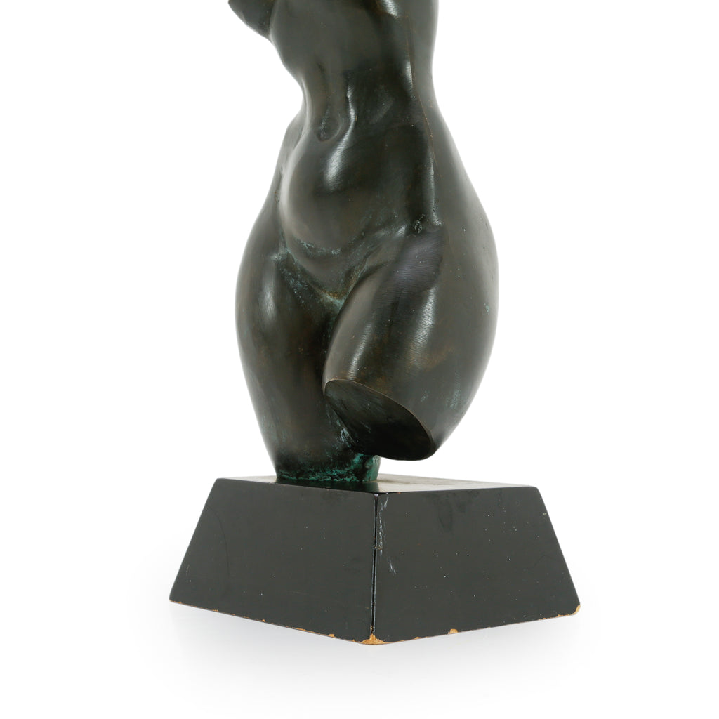 Dark Bronze Female Torso Sculpture