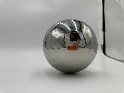 Polished Silver Stainless Steel Decorative Sphere