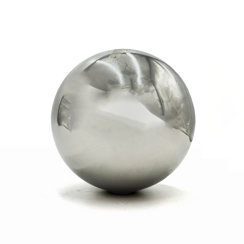 Polished Silver Stainless Steel Decorative Sphere