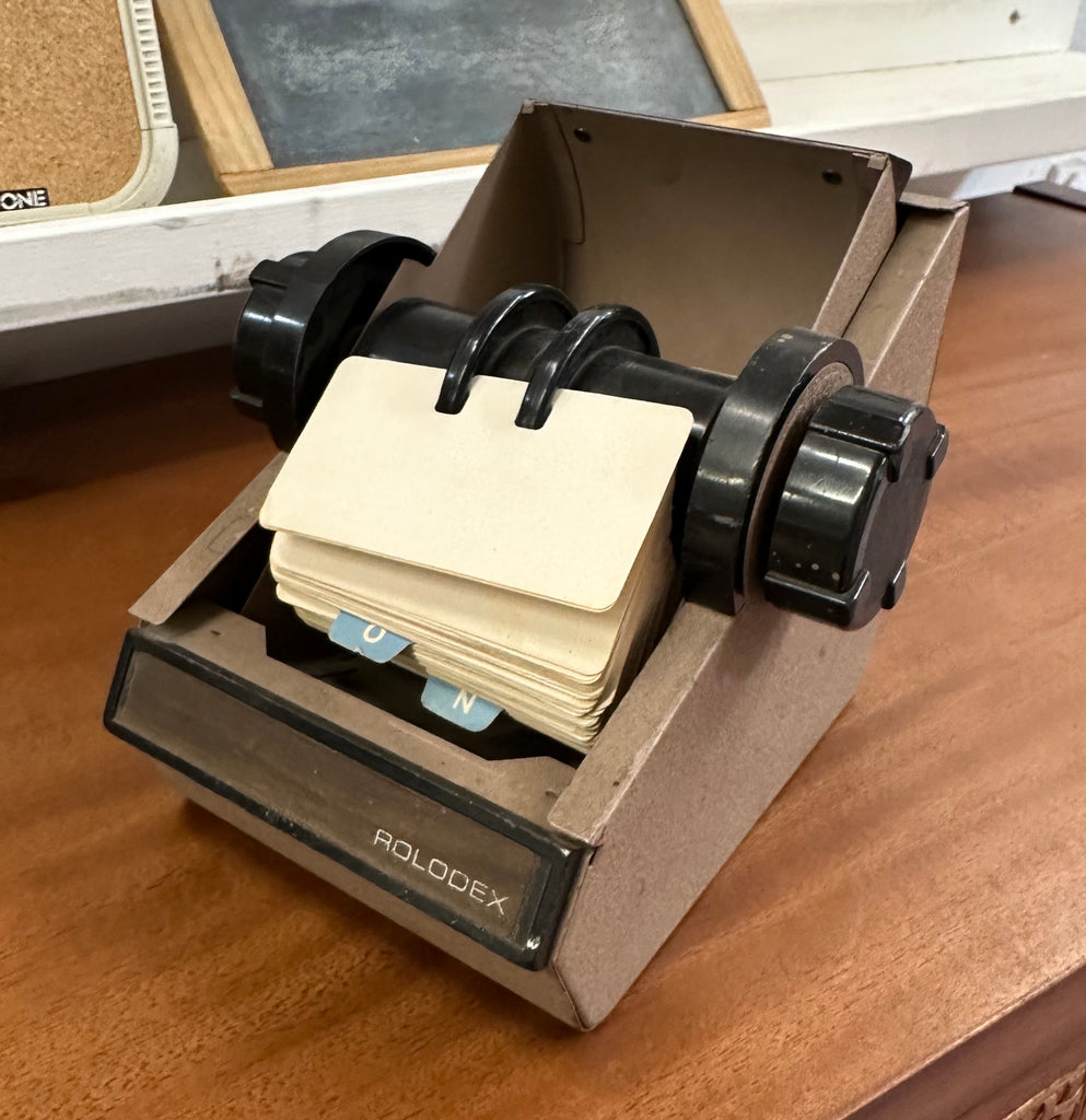 Vintage Single Rolodex Small