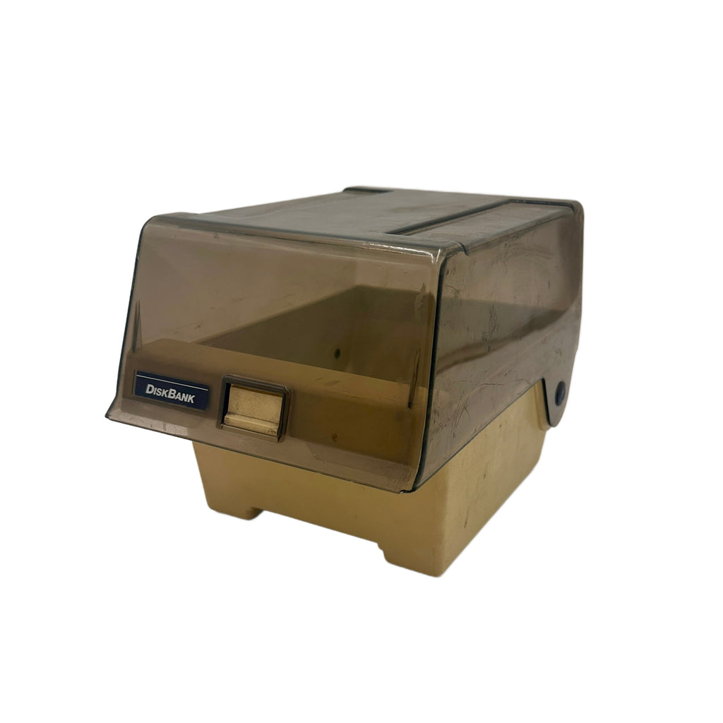 Yellow DiskBANK Floppy Storage Box