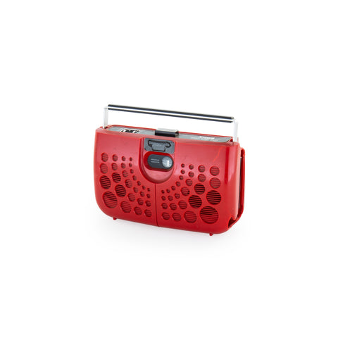 Red Portable 8-Track Stereo