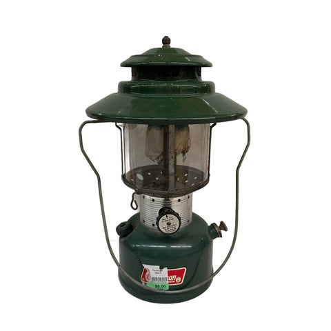 Forest Green Steel Coleman Camping Lantern