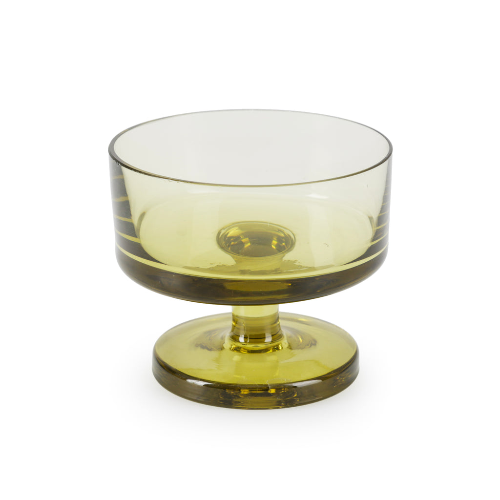 Olive Green Glass Bowl