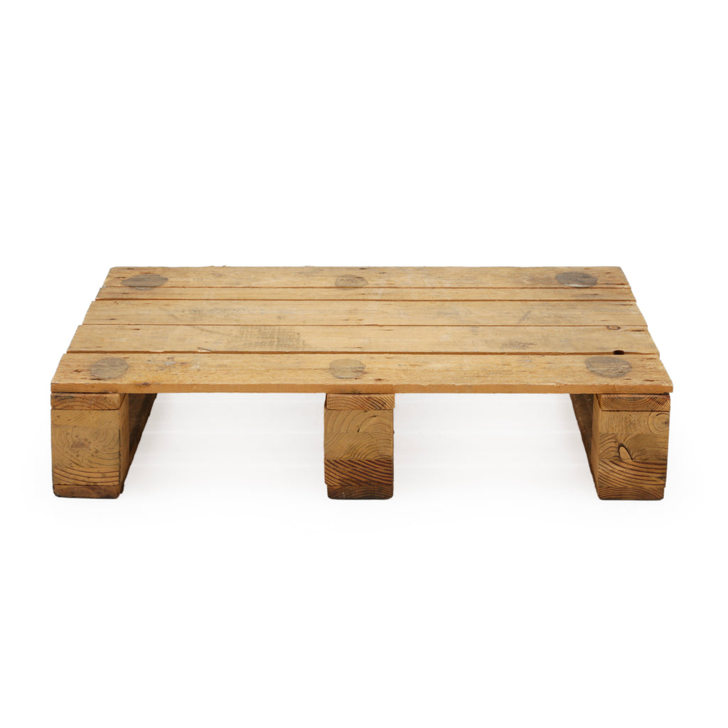Light Brown Wood Shipping Pallet