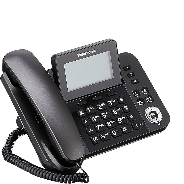 Black Panasonic Office Phone