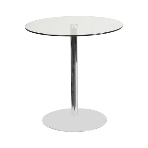 Chrome And Glass Bar Table
