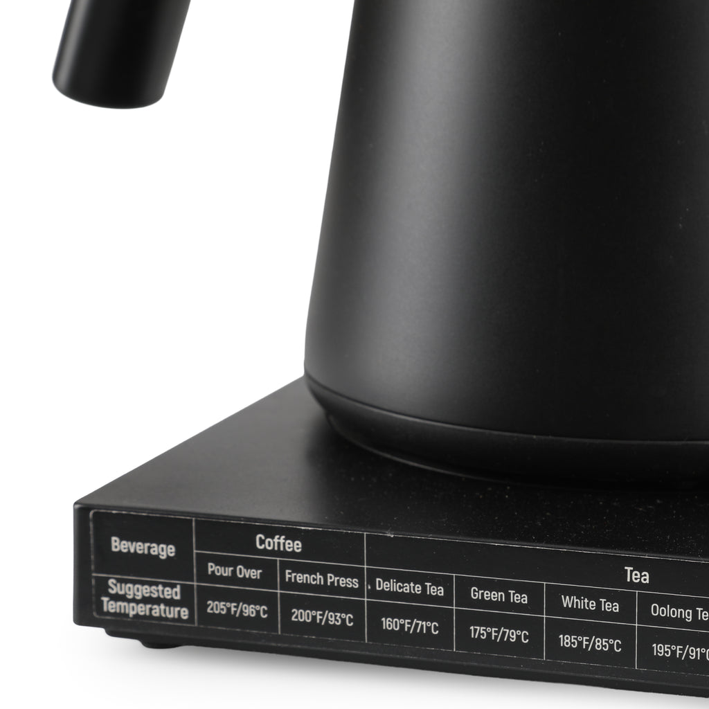 Black Stainless Steel Electric Gooseneck Kettle