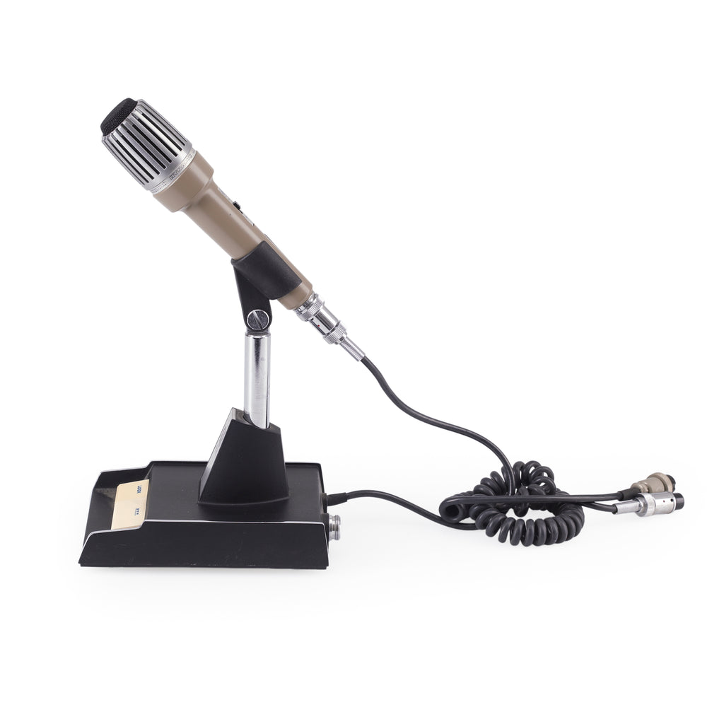 Kenwood MC-50 Tan and Silver Metal Desktop Dynamic Microphone
